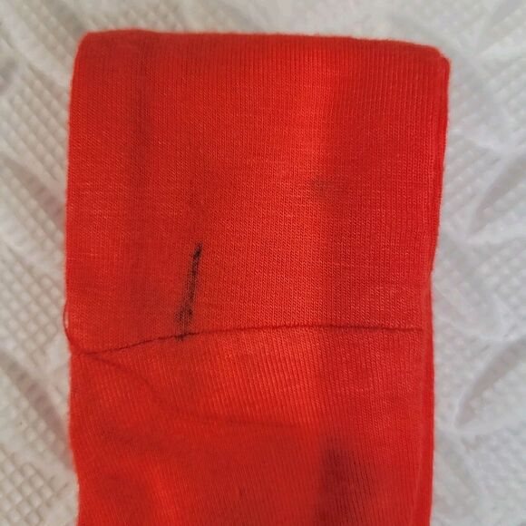 Superdown Dress Size Medium Erica Plunging Neck Maxi Slit Front Red Orange NWT - Picture 9 of 11